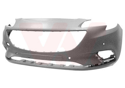 Voorbumper +PDC Opel Corsa E ARGONSILBER / SOVEREIGN / SWITCHBLADE SILVER (176 / GAN)