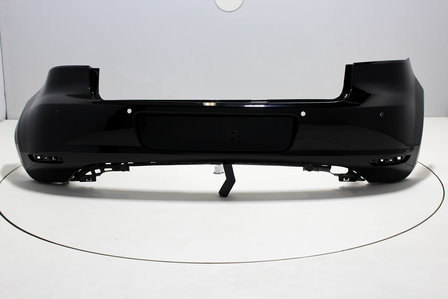 Rear Bumper +PDC Volkswagen Golf 6 DEEPBLACK (LC9X)