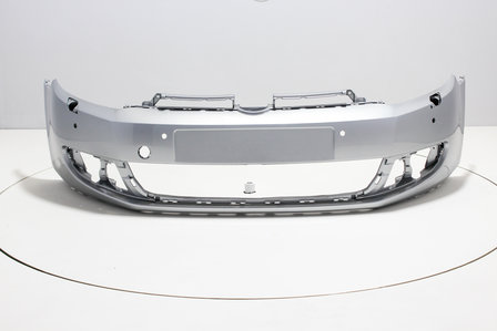 Front Bumper +PDC +Headlampwashers Volkswagen Golf 6 REFLEXSILVER (LA7W)