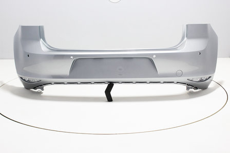 Rear Bumper +PDC Volkswagen Golf 7 REFLEXSILVER (LA7W)