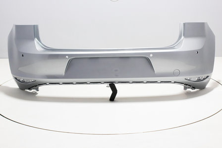 Rear Bumper +PDC Volkswagen Golf 7 REFLEXSILVER (LA7W)