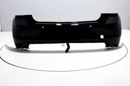 Rear Bumper +PDC Volkswagen Polo 2G DEEPBLACK (LC9X)