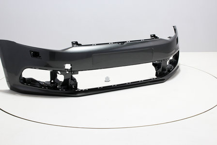 Front Bumper with headlamp washers Volkswagen Polo 6C PEPPERGREY (LD7R)