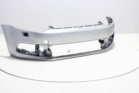 Front Bumper with headlamp washers Volkswagen Polo 6C REFLEXSILVER (LA7W)