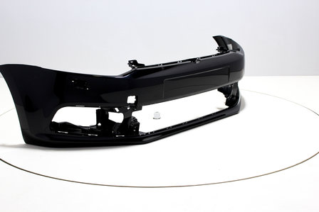 Front Bumper with headlamp washers Volkswagen Polo 6C BRILJANTSCHWARZ (L041)