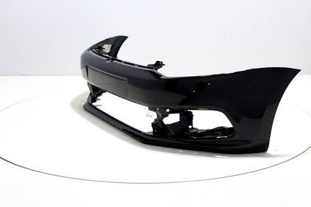 Front Bumper with headlamp washers Volkswagen Polo 6C BRILJANTSCHWARZ (L041)