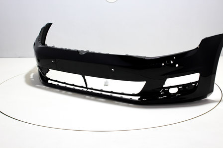 Front Bumper +PDC +Headlampwashers Volkswagen Golf 7 DEEPBLACK (LC9X)