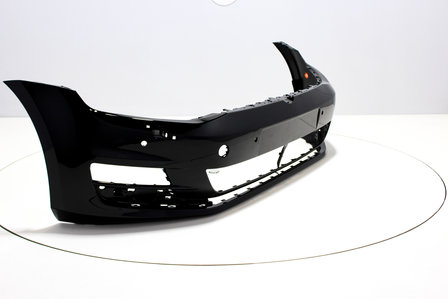 Front Bumper +PDC +Headlampwashers Volkswagen Golf 7 DEEPBLACK (LC9X)