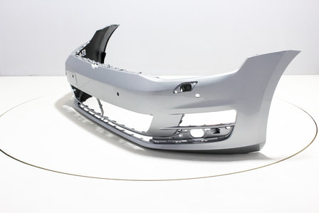 Front Bumper +PDC +Headlampwashers Volkswagen Golf 7 REFLEXSILVER (LA7W)