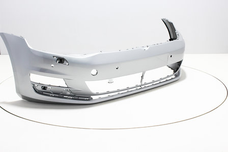 Front Bumper +PDC +Headlampwashers Volkswagen Golf 7 REFLEXSILVER (LA7W)