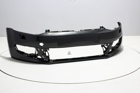 Front Bumper with headlamp washers Volkswagen Polo 6R PEPPERGREY (LD7R)