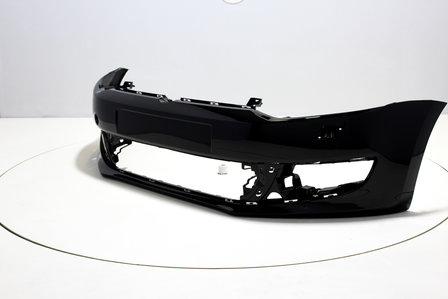 Front Bumper with headlamp washers Volkswagen Polo 6R DEEPBLACK (LC9X)