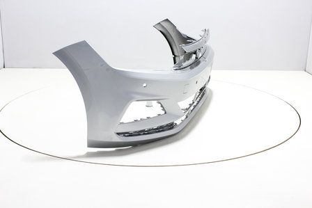 Front Bumper +PDC Volkswagen Polo 2G REFLEXSILVER (LA7W)