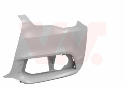 Front bumper left side Audi A1 BRILJANTBLACK (LY9B)