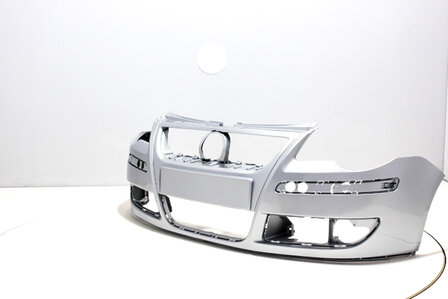 Front Bumper Volkswagen Polo 9N3 REFLEXSILVER (LA7W)