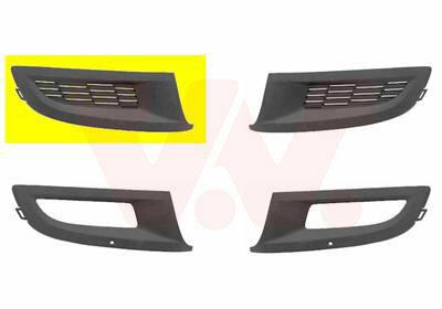 Voorbumpergrille rechts VOLKSWAGEN Polo 6R