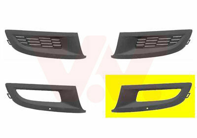 Mistlampgrille voorbumper links VOLKSWAGEN Polo 6R