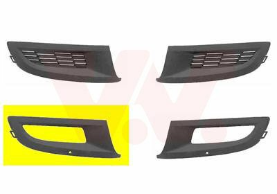 Mistlampgrille voorbumper rechts VOLKSWAGEN Polo 6R