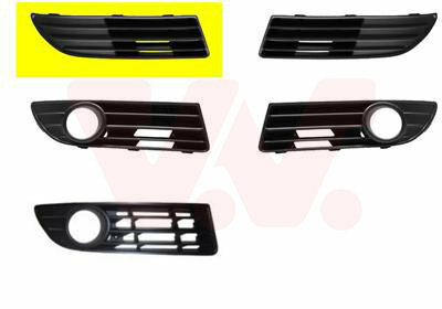 Voorbumpergrille rechts VOLKSWAGEN Polo 9N3