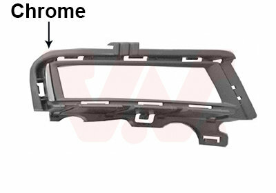 Mistlampgrille voorbumper rechts VOLKSWAGEN Golf 7