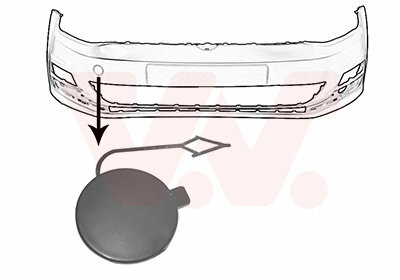 Sleepoogkapje voorbumper (primer) VOLKSWAGEN Golf 7