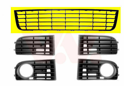 Voorbumpergrille midden VOLKSWAGEN Golf 5