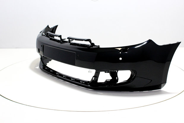 Front Bumper +PDC +Headlampwashers Volkswagen Golf 6 DEEPBLACK (LC9X)