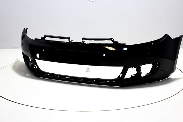 Front Bumper +PDC +Headlampwashers Volkswagen Golf 6 DEEPBLACK (LC9X)