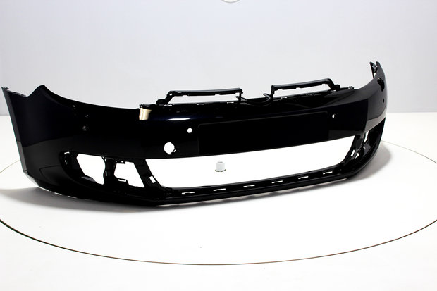 Front Bumper +PDC +Headlampwashers Volkswagen Golf 6 DEEPBLACK (LC9X)