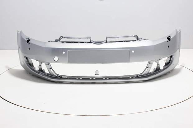 Front Bumper +PDC +Headlampwashers Volkswagen Golf 6 REFLEXSILVER (LA7W)