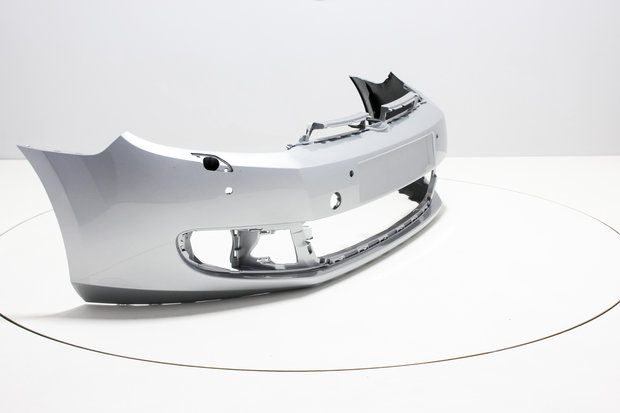 Front Bumper +PDC +Headlampwashers Volkswagen Golf 6 REFLEXSILVER (LA7W)