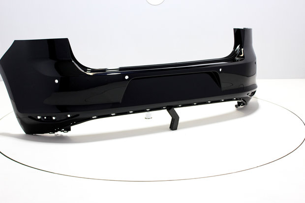 Rear Bumper +PDC Volkswagen Golf 7 DEEPBLACK (LC9X)