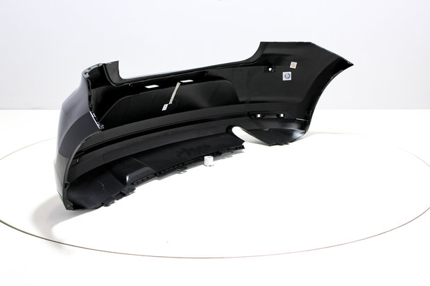 Rear Bumper +PDC +Exhaust hole Volkswagen Polo 6C DEEPBLACK (LC9X)