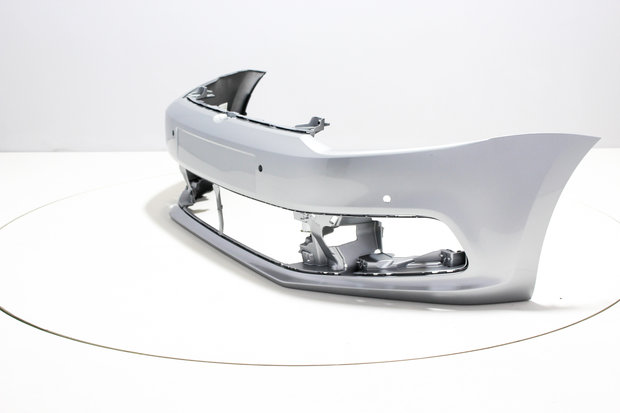 Front Bumper +PDC Volkswagen Polo 6C REFLEXSILVER (LA7W)