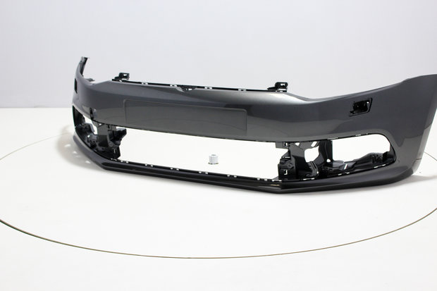 Front Bumper with headlamp washers Volkswagen Polo 6C PEPPERGREY (LD7R)