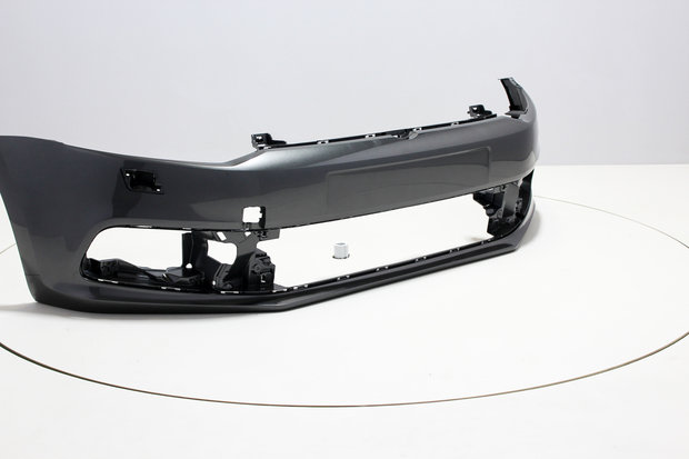 Front Bumper with headlamp washers Volkswagen Polo 6C PEPPERGREY (LD7R)