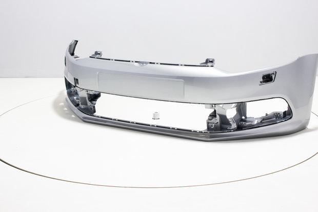 Front Bumper with headlamp washers Volkswagen Polo 6C REFLEXSILVER (LA7W)