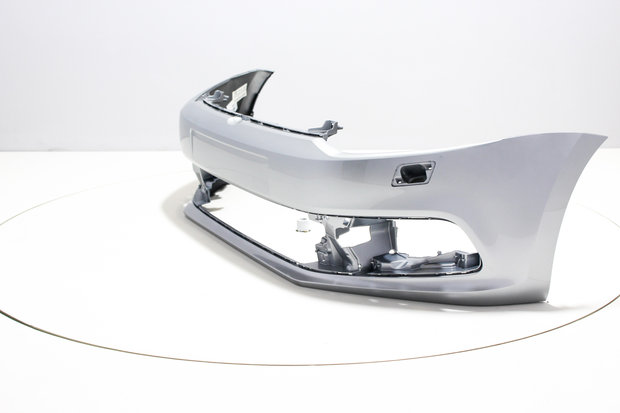 Front Bumper with headlamp washers Volkswagen Polo 6C REFLEXSILVER (LA7W)