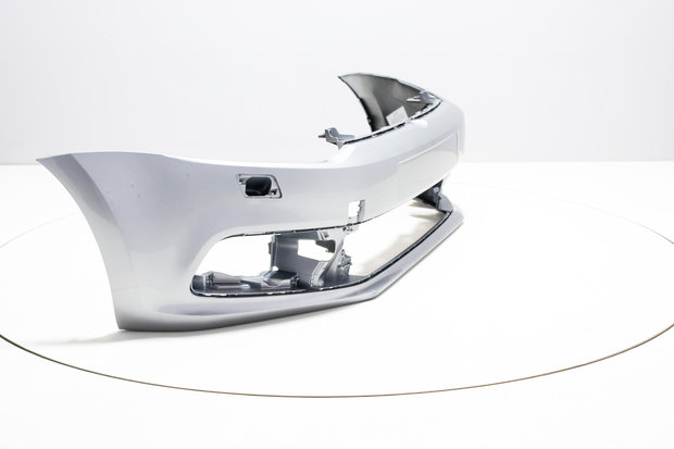 Front Bumper with headlamp washers Volkswagen Polo 6C REFLEXSILVER (LA7W)