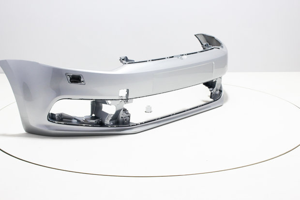 Front Bumper with headlamp washers Volkswagen Polo 6C REFLEXSILVER (LA7W)