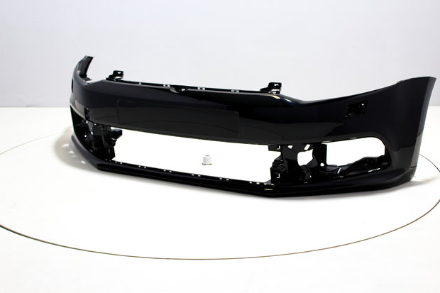 Front Bumper with headlamp washers Volkswagen Polo 6C BRILJANTSCHWARZ (L041)