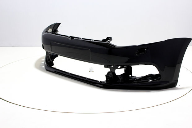 Front Bumper with headlamp washers Volkswagen Polo 6C BRILJANTSCHWARZ (L041)