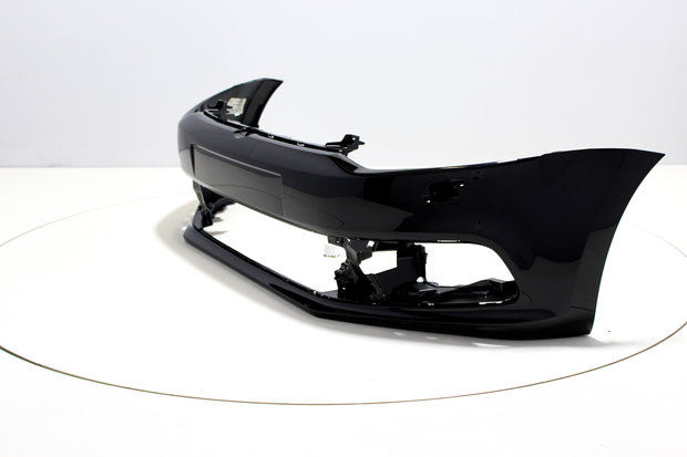 Front Bumper with headlamp washers Volkswagen Polo 6C DEEPBLACK (LC9X)