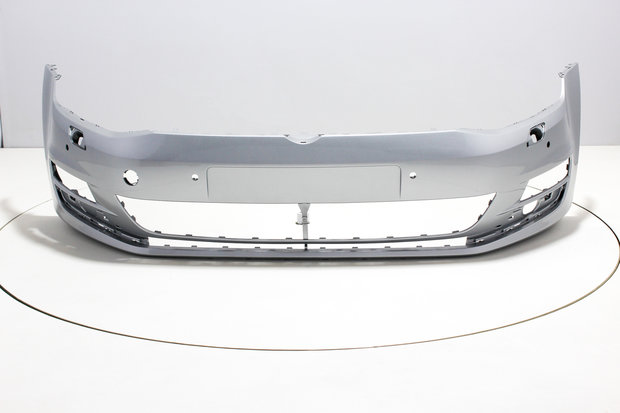 Front Bumper +PDC +Headlampwashers Volkswagen Golf 7 REFLEXSILVER (LA7W)