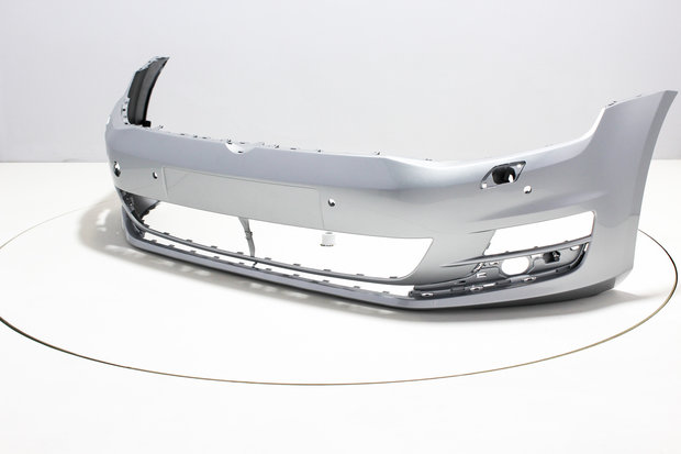 Front Bumper +PDC +Headlampwashers Volkswagen Golf 7 REFLEXSILVER (LA7W)