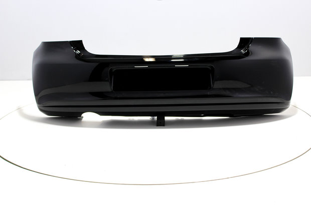 Paraurti posteriore +foro di scarico Volkswagen Polo 6R DEEPBLACK (LC9X)