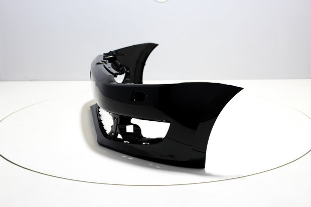 Front Bumper with headlamp washers Volkswagen Polo 6R DEEPBLACK (LC9X)