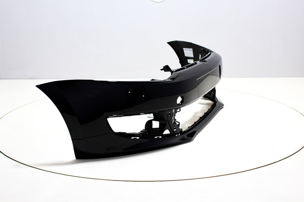 Front Bumper with headlamp washers Volkswagen Polo 6R DEEPBLACK (LC9X)