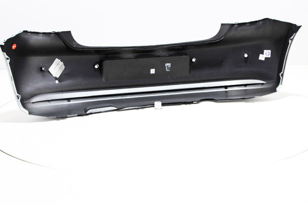 Rear Bumper +PDC Volkswagen Polo 6R REFLEXSILVER (LA7W)