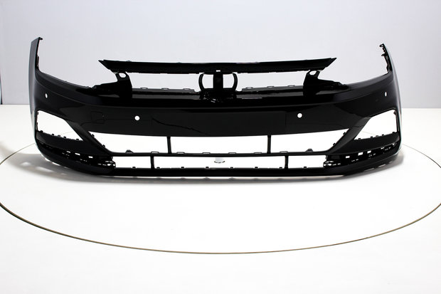 Front Bumper +PDC Volkswagen Polo 2G BRILJANTSCHWARZ (L041)